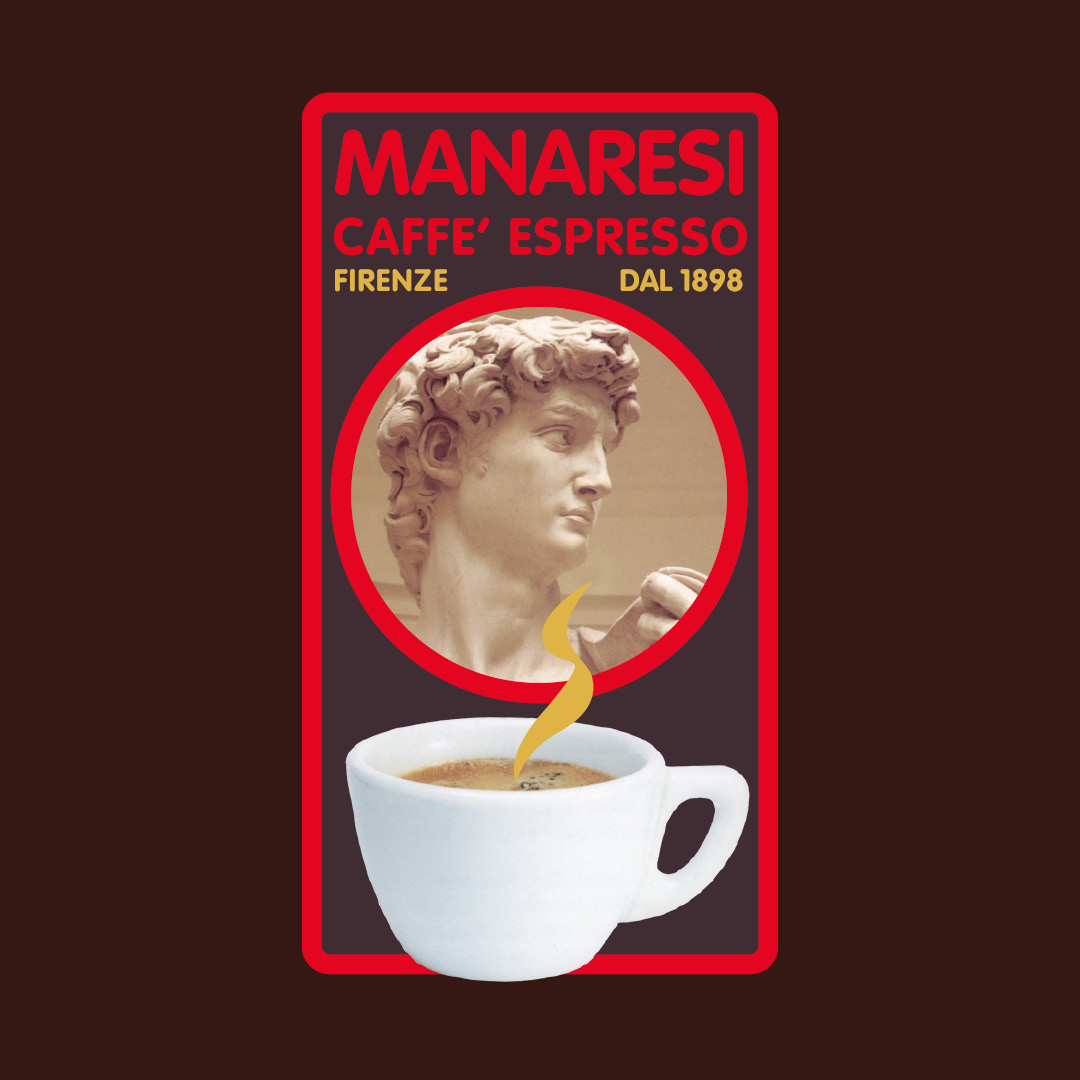 El rediseño del logotipo de Manaresi y la creación del emblema por el empresario De Nozza en 1986, utilizando una concesión rara de la municipalidad de Florencia para usar la imagen del David de Miguel Ángel.