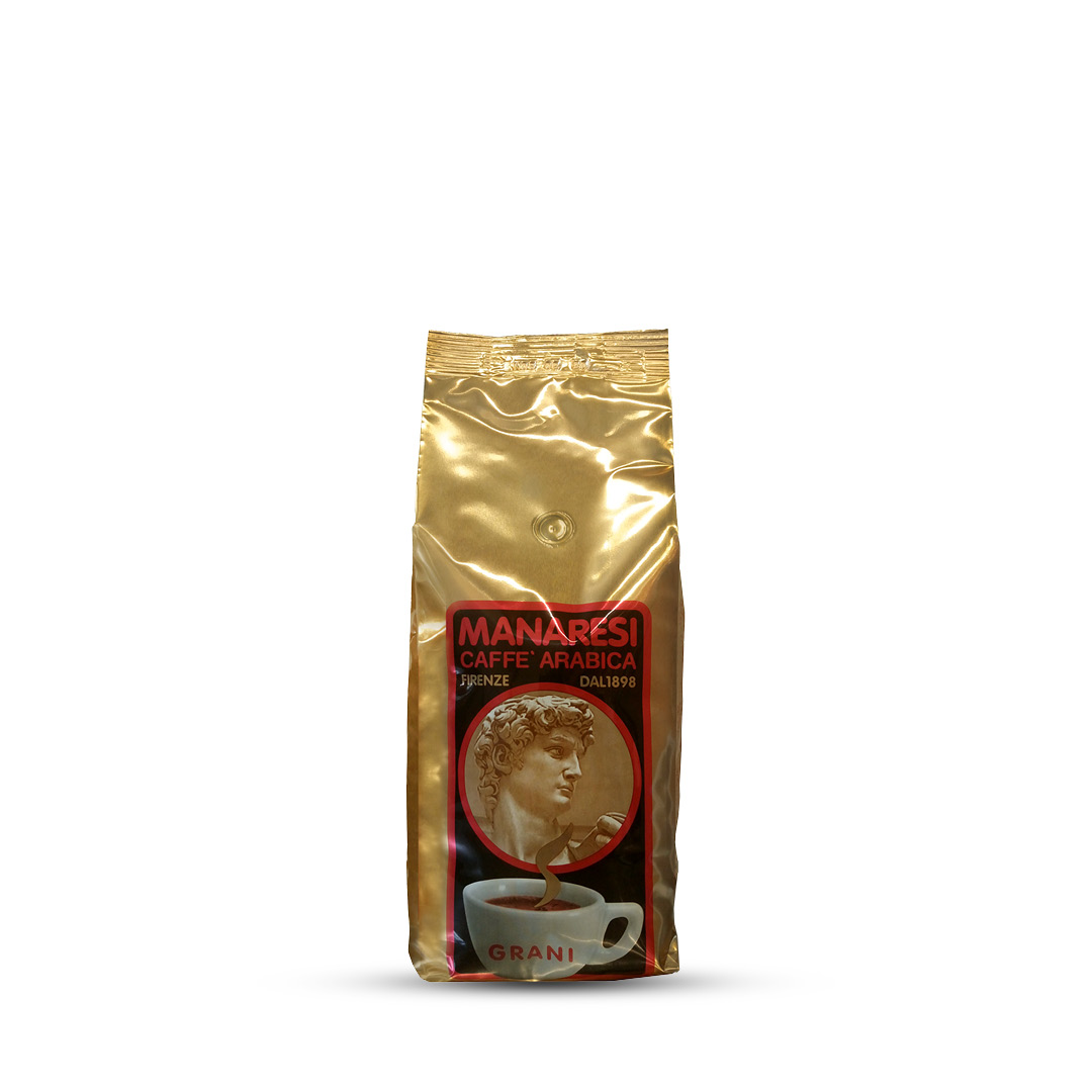 Café en grains 500 g Gran Bar Oro, Sélection arabica. Min 80% Arabica
